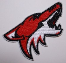 Arizona Coyotes Embroidered Patch~3 7/8&quot; x 2&quot;~NHL~Iron Sew~US Seller~Ships FREE - £3.81 GBP