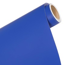 Permanent Vinyl Royal Blue Matte Adhesive Vinyl Roll 12&quot; X 15Feet,Craft ... - $29.99