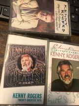 Lot Of 3 Kenny Rogers Cassette Tapes/ very good complete W case + artwork - £7.90 GBP