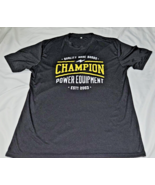 Champion Power Equipment TShirt XL Quality Made Goods Black Polyester Xl... - $8.79