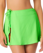 MSRP $20 California Waves Juniors Ribbed Sarong Skirt Cover-Up Green Size Large - £5.72 GBP