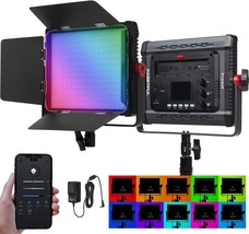 Magnificent P35R Rgb Video Lighting, App-Controllable Rgb Led Video Light, - £91.84 GBP