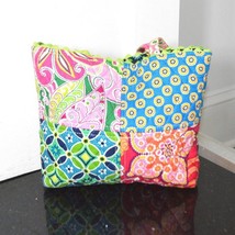 Vera Bradley - Colorful Patchwork Style Tote Bag - £14.08 GBP