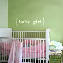 Baby Girl - Small - Wall Quote Stencil - £11.81 GBP