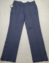 Tourney Golf Performance Pants Men&#39;s 33x32 Navy Moisture Wicking Stretch... - $29.41
