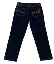 Nine West Capri Jeans Bootcut Denim Women&#39;s 4/26 Avg Blue Low Rise Cotto... - £15.99 GBP