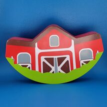 Balancing Barnyard Replacement Farm Barn Playset Only Brybelly Wooden 1907 - €4,09 EUR