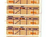 Western Airlines Strip of 10 Ticket Revalidation Stickers 1960&#39;s - £13.99 GBP