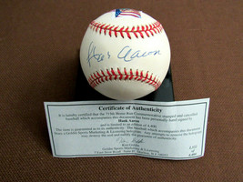 Hank Aaron 715TH Home Run Braves Hof Signed Auto L/E Stamp Onl Baseball Goldin - £398.10 GBP