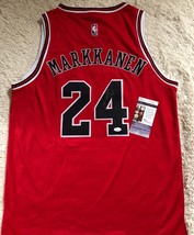 Lauri Markkanen Signed Auto Chicago Bulls jersey COA JSA - $148.49