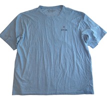 Peter Millar Blue Short Sleeve Graphic Tee T-shirt PIma Cotton Mens XXL - £21.57 GBP