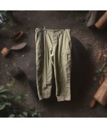 Tru Spec Rip Stop Tan Button Fly BDU Cargo Workwear Pants Size Large Sho... - $25.12