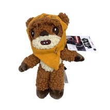Star Wars Wicket Ewok 8&quot; Plush Stuffed Toy By Mattel Gold Hood Christmas... - £8.17 GBP