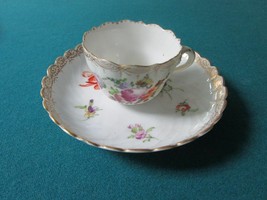 Dresden Germany Coffee Cup And Saucer, Trio Floral Pick One - £47.48 GBP+