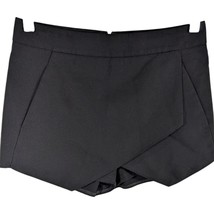 Express Womens Mini Skort Size 00 Black Criss Cross Front Waitress 27x2 ... - $20.20