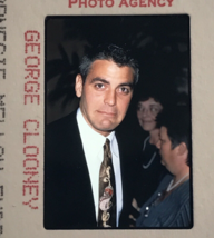 1997 George Clooney at Carnegie Mellon Fundraiser Celebrity Transparency Slide - £7.41 GBP