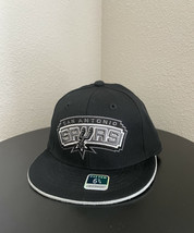 New Boys Youth Vintage Reebok San Antonio Spurs Nba Hat Size Fitted 6 3/4 - $10.84