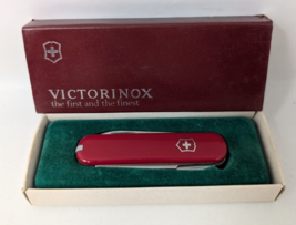 Vintage Victorinox Swiss Army Knife Red Ambassador 74mm With Box 1970s 70s - £54.64 GBP