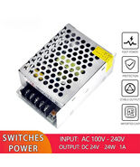AC to DC 24V 24W 1A Switching Power Supply Converter 100-240V LED Strip ... - $21.51 CAD