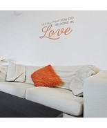 Let All That You Do Be Done In Love - Small - Wall Quote Stencil - £15.88 GBP