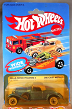 1983 Vintage Hot Wheels #3290 ROLLS-ROYCE Phantom Ii Blue w/Whitewall Bw Spokes - £18.87 GBP