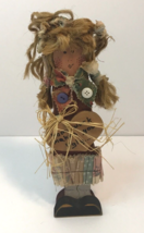 HOMEWORK MAKES YOU UGLY Wooden Girl Woman Figurine School College Novelt... - $5.93