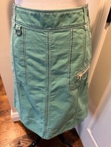 Marc by Marc Jacobs Seafoam Green Cotton Twill A Line Skirt SZ 6 - $98.01