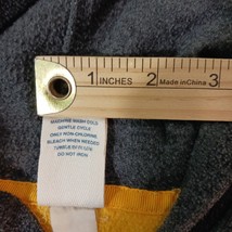 Old Navy 94 Men's Yellow & Black Fleece Pullover Hoodie Sweatshirt Size 12 image 5
