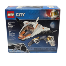 LEGO CITY SATELLITE SERVICE MISSION SPACE # 60224 84 PIECE NEW SEALED N BOX - $19.00