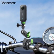 Vamson Motorcycle Handlebar Clip Mount for Insta360 X3 Gopro Hero 11 10 ... - £41.24 GBP+