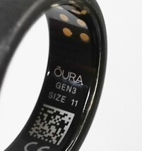 Oura Ring Gen 3 Horizon Size 11 - Stealth JZ90-51385-11 image 4