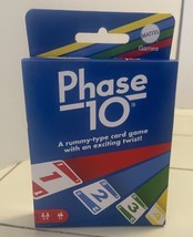 Phase 10 Rummy Type Card Game W4729 Mattel 2021 - $9.95