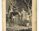Don Quixote&#39;s First Adventure Releasing a Boy  Copper Plate Engraving 1792 - £70.98 GBP