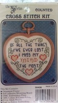 The New Berlin Mini Counted Cross Stitch Kit &#39;Of All The Things I&#39;ve Eve... - $16.99
