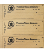 1920 Federal Trust Checks Lot of 3 City Hotel Waterville Maine 634-636 F... - $562.22 MXN