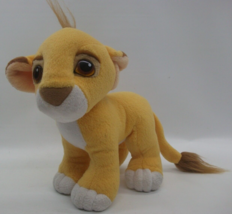Simba Lion King Disney Plush Small Yellow Vintage 1993 Young Cub Stuffed Animal - $18.26