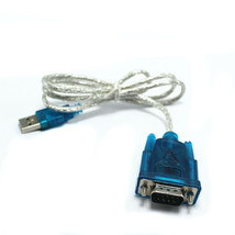 3Ft Translucent Usb 2.0 To Db9 Rs232 Serial Converter 9 Pin Adapter Cable Pda - £11.81 GBP