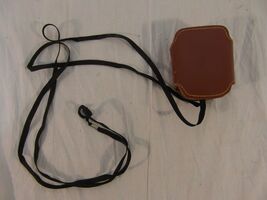 Weston Exposure Meter Black Leather Carrying Case W/ Lanyard For Cameras... - $14.48