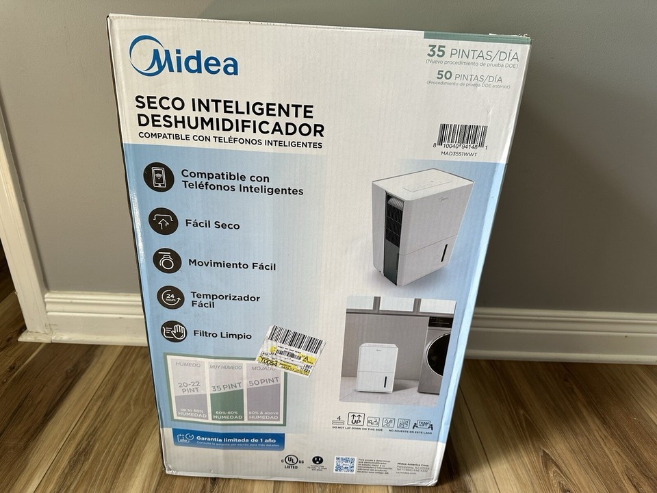 Midea Smart Dehumidifier 3,000 SqFt, 35-Pint WiFi Control with Smartphone, Timer Item image 9