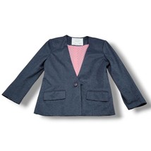 Cartonnier Jacket Size Large Women&#39;s Anthropologie Blazer Coat Padded Shoulders - £25.55 GBP