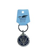 Heritage Pewter Keychain Great Seal of USA Made in USA Patriotic Gift - $22.32