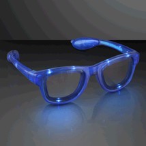 NerdyCharm Blue LED Nerd Glasses, Square Design with Bright 10 LEDs - $528.89 MXN