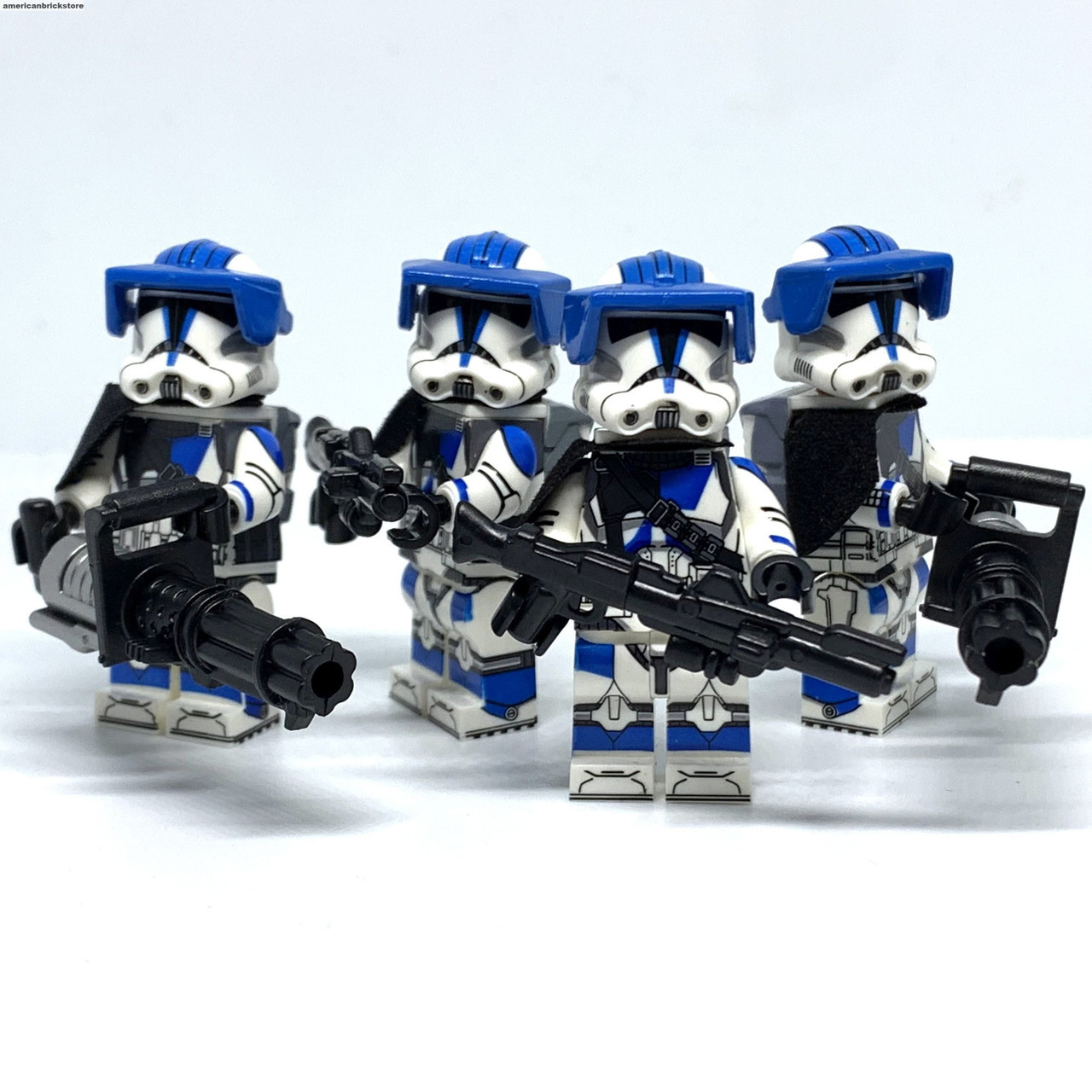 Captain Rex And 501St Legion Clone Trooper 4 501St Custom Minifigures - $37.85