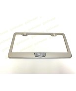 3D Cadillac Crest Logo Badge Emblem Stainless Steel Chrome Metal License... - $23.13