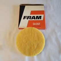 Fram CA 357 Air Filter NOS 1970-80 CHEVROLET PONTIAC OLSMOBILE CADILLAC ... - $6.32