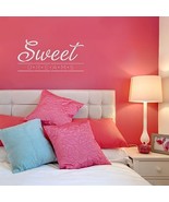 Sweet Dreams - Small - Quote Wall Stencil. Easy home decor! - £15.88 GBP