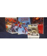 MARVELS CAPTAIN AMERICA 1974 CLASSIC SIGN/ FUNCO FIGURE/ 2 CIVILWAR cove... - $926.86 MXN