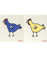 Wet-It! Swedish Treasures Dishcloth &amp; Cleaning Cloths - Set of 2 - Chick... - $20.51 CAD