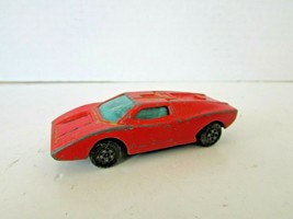 MATCHBOX DIECAST CAR SUPERFAST LAMBORGHINI COUNTACH NO.27 RED 1973 LESNE... - $3.62