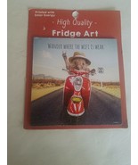 Fridge Art &quot; Wander Where The Wifi Is Weak&quot; Magnet - $13.41 CAD